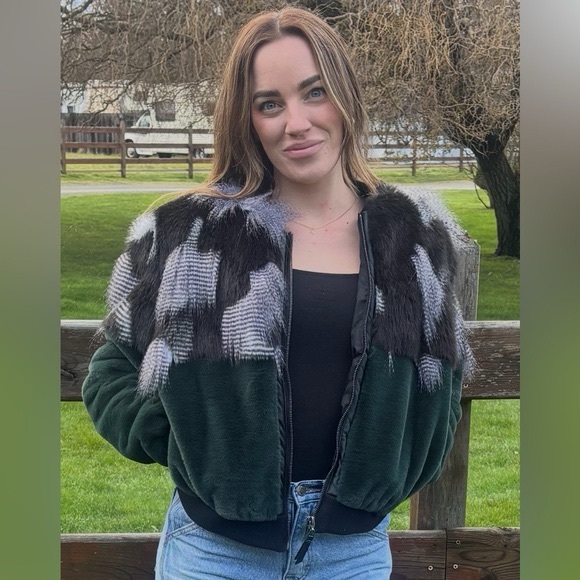 Noisy may Jackets & Blazers - Noisy May  faux fur jacket